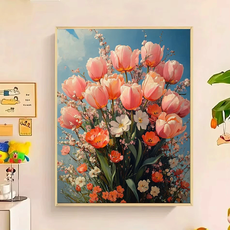 Jigsaw Puzzle 500/1000/1200/2000PCS Beautiful Vintage Flower Bouquet Scene For Adults Perfect For Quiet Evening Activity