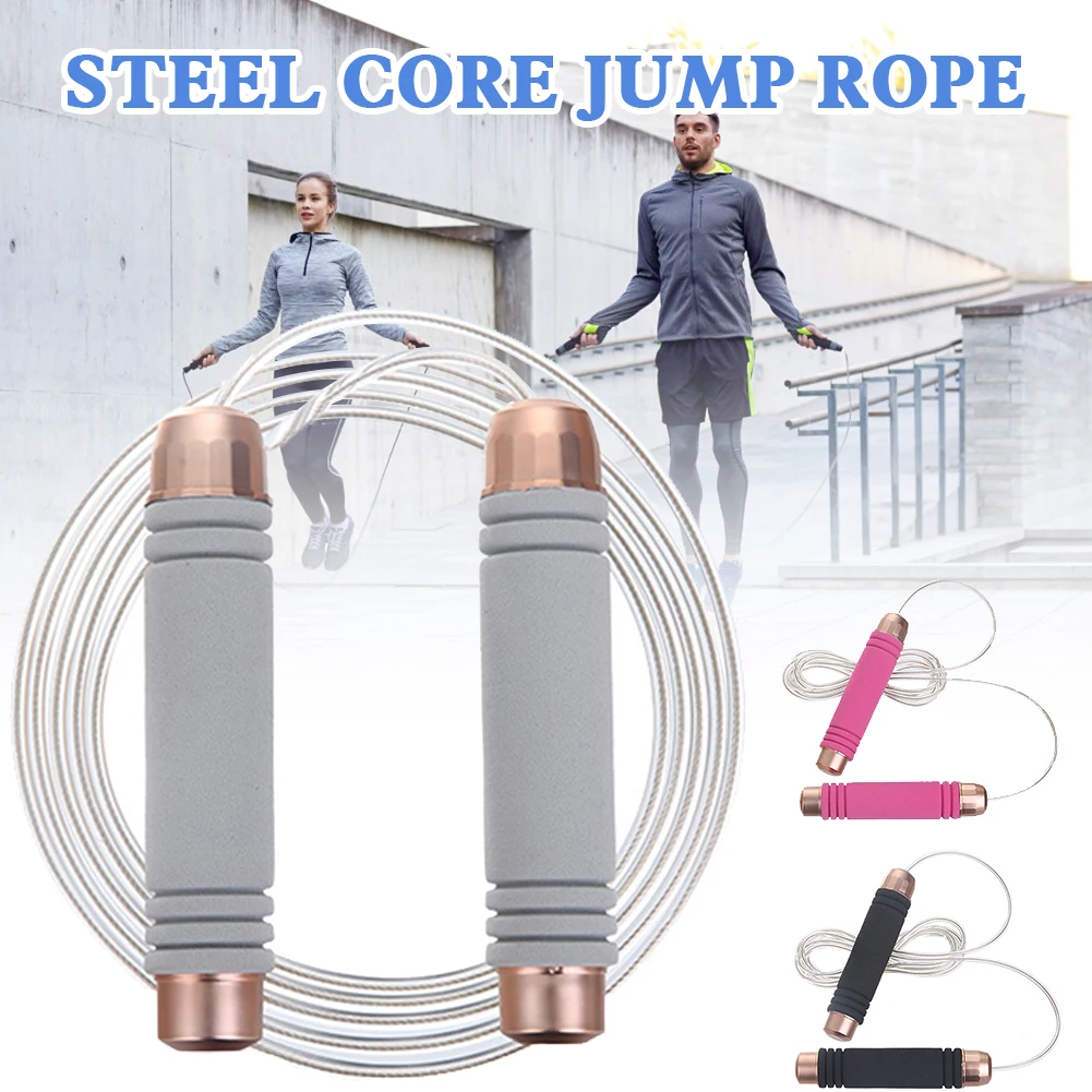 10.1ft Skipping Rope Professional Men Women Gym Skipping Rope Foam Grip Adjustable Fitness Body Building Equipment Training