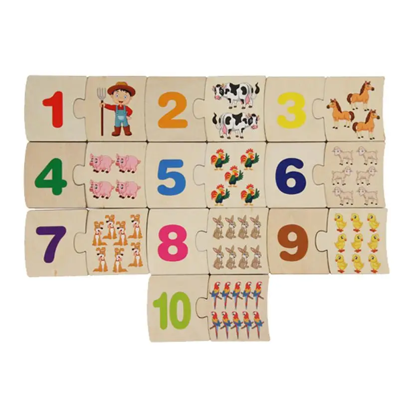 

Kids Wooden Number Spelling Word Puzzles Games Educational Toy For Children Learning Puzzle Toys