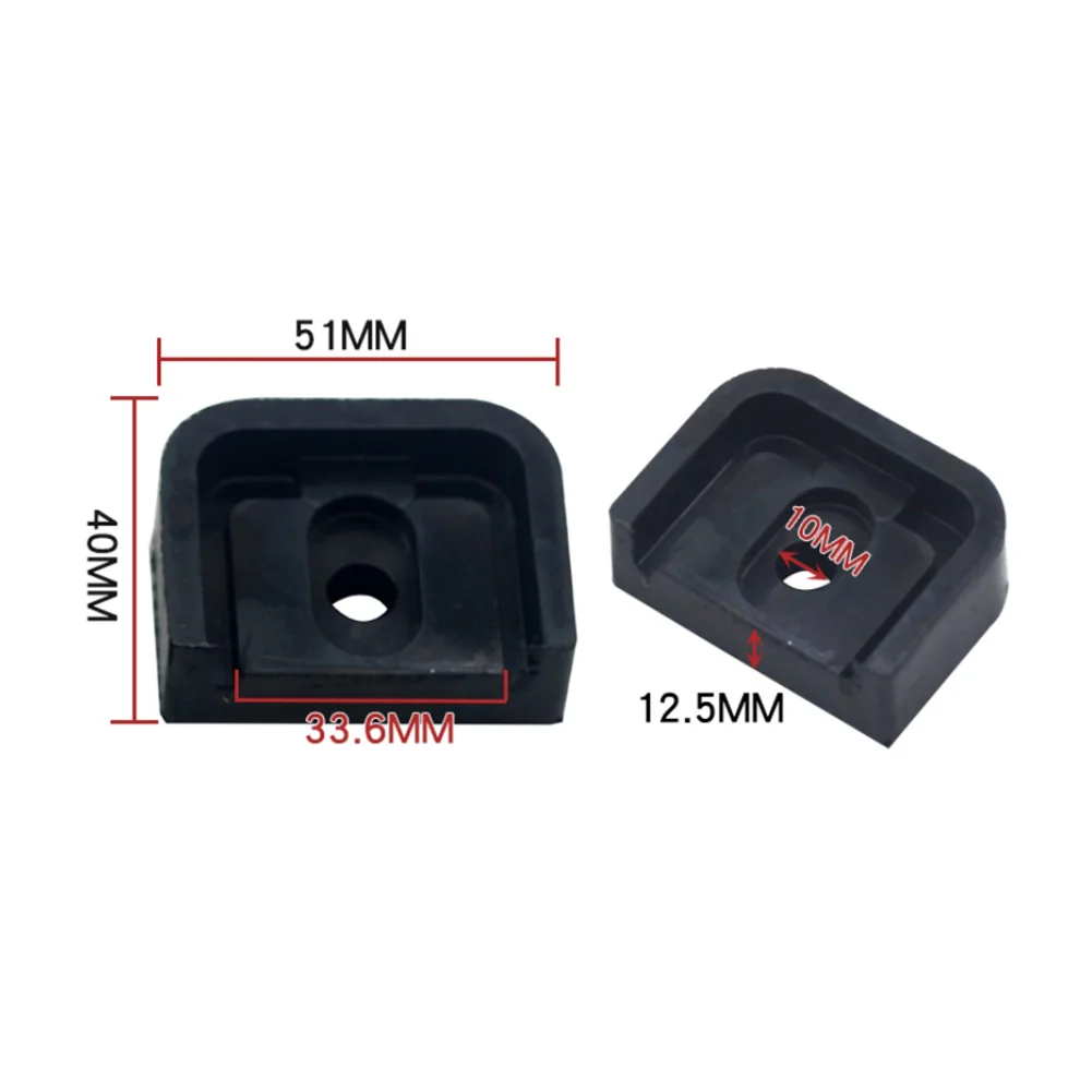 Air Conditioner Outdoor Unit Foot Pads 4 PCS Vibration Damping Rubber Pads Compatible with Split Type AC Units Multiple Sizes