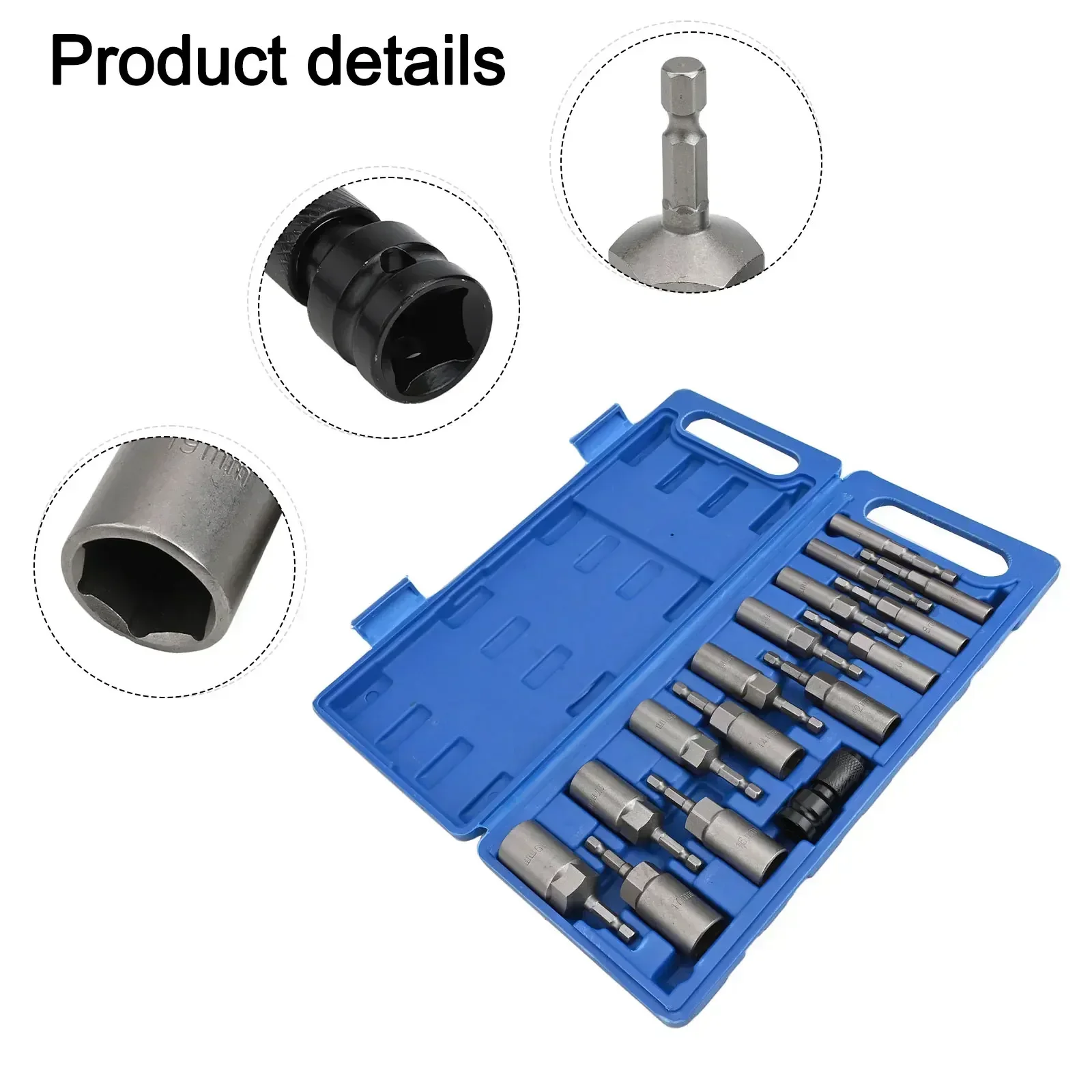 15 個六角ソケットレンチナットドライバー電動ネジドリルビットツールセット 5.5 ミリメートル〜 19 ミリメートル 2025 ホットセールブランド。 新しい高品質