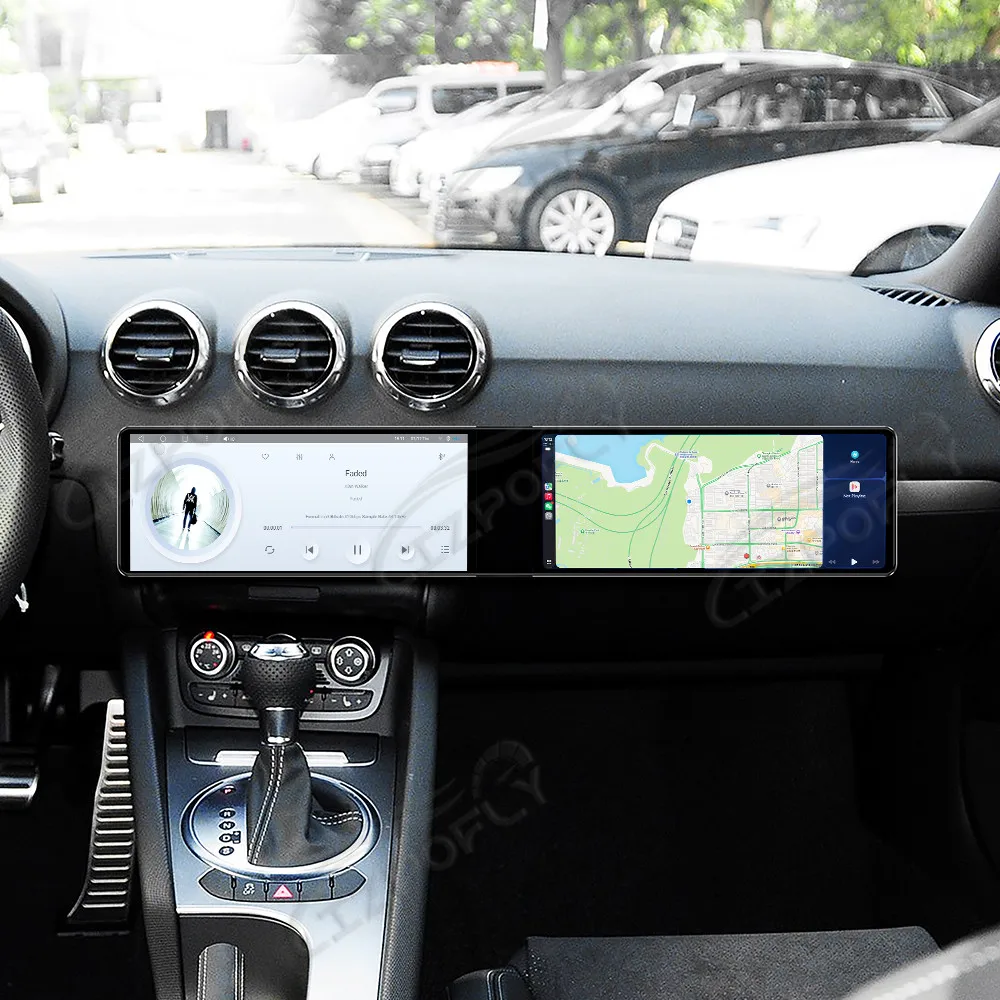 For Audi TT 2008-2014 Dual 12.3 Inch  Android 13 Car Player Car Media Car Multimedia Player Radio Audio Stereo Car Accessories