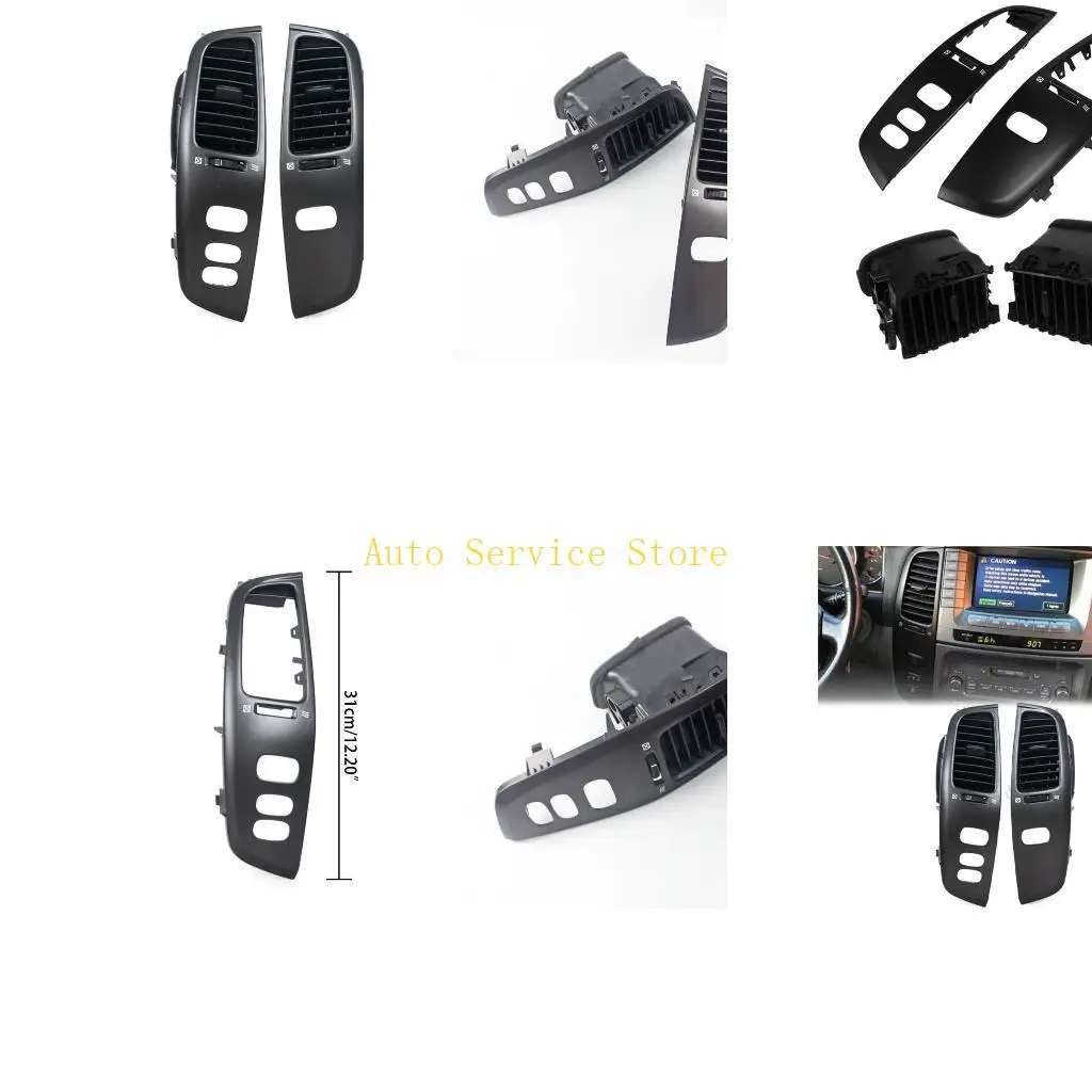 

462A 1 Pair LHD Air Conditioners Dashboard Air Vent Panel For 100 LC100 FJ100 UJZ100