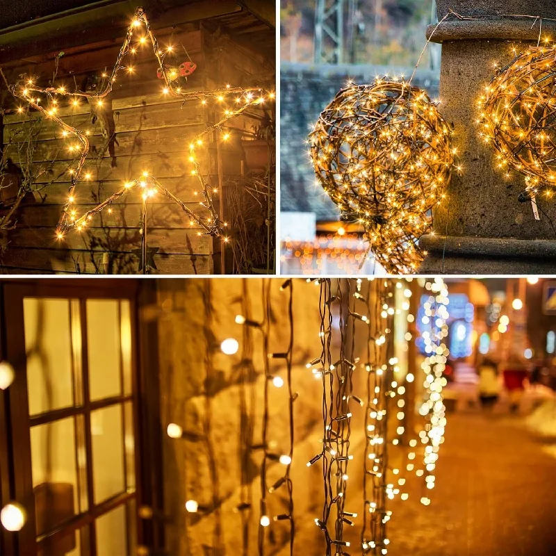 

LED Solar String Lights Waterproof Outdoor 22M/32M Garden Fairy Garland Street Lamp Festoon for Christmas Party Decor
