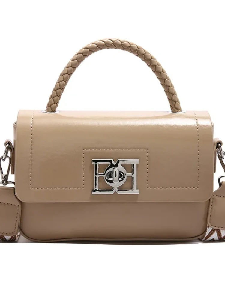 

Винтажная квадратная сумка 2025 года, весенний кошелек на плечо для женщин, минималистичная сумка через плечо, шикарная сумка с верхней ручкой, сумка в стиле ретро «день-ночь» ​