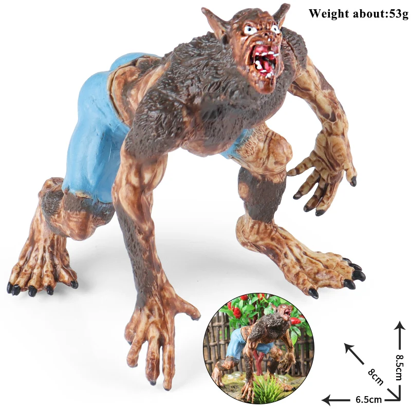 Oenux New Mythical Creatures Dinosaur Phoenix Werewolf Lion Tiger Golem Cattle Model Action Figures Decoration Kid Gift Toy