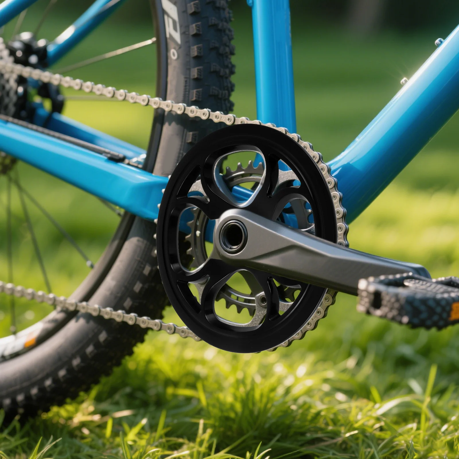 

3Pcs Bicycle Chainring Guard Plastic Sprocket Cover 48T 4-Bolt Lightweight Mountain Road Bike Chain Protector Cycling Repair