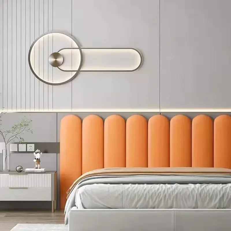 Bed Headboards 3D Wall Stickers Cabecero Cama 135 Bed Head Tete De Lit Head Board Wall Panels Cabecera Adhesiva Cama