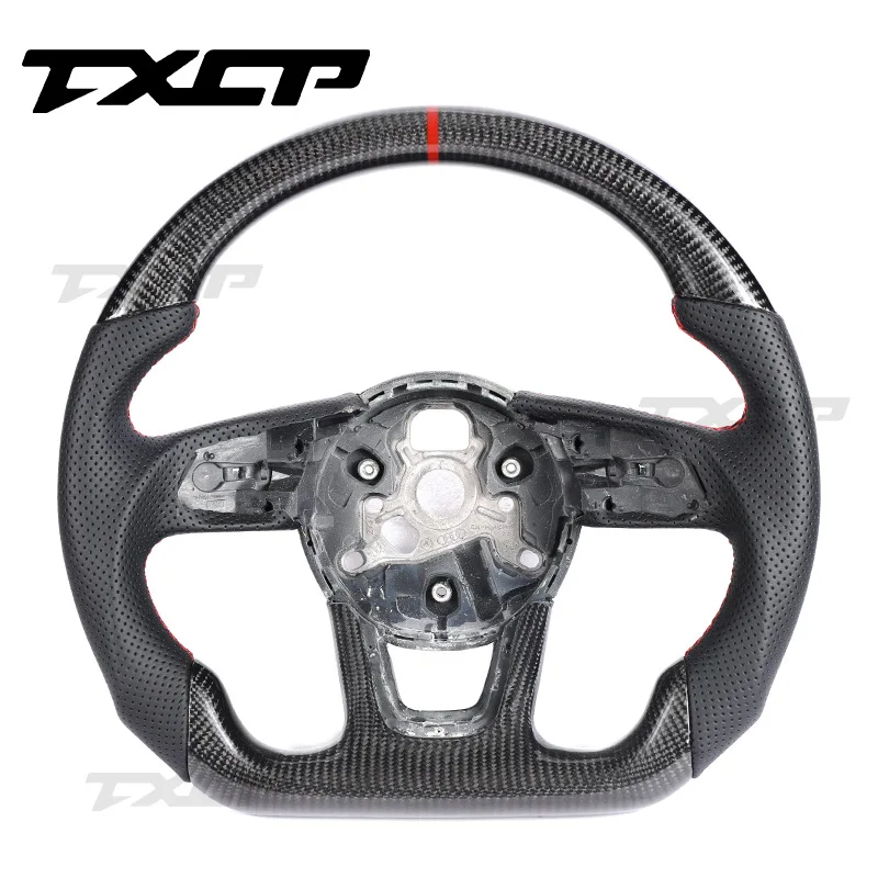 

Suitable for Audi B9 RS RS3 S3 RS4 S4 RS5 Carbon Fiber Car Steering Wheel Retrofit Upgrade