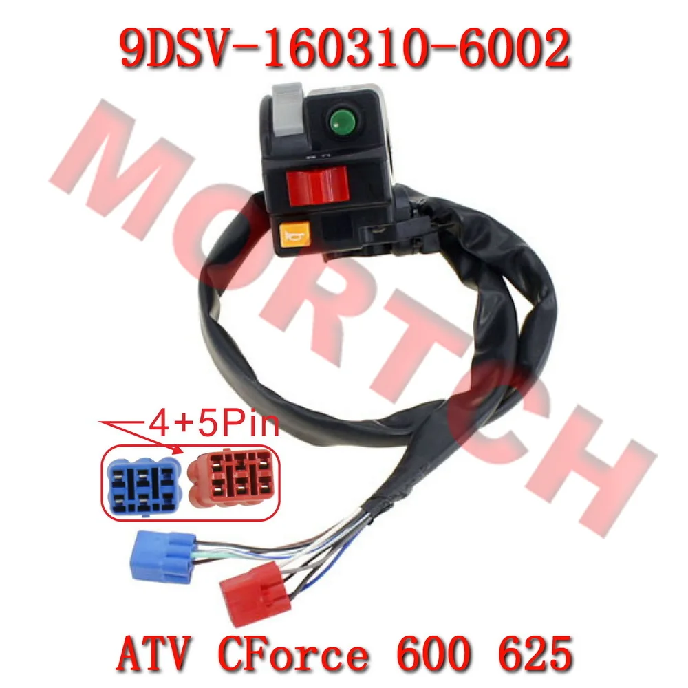 

LH Левый переключатель на руль Assy 9DSV-160310-6002 для CFmoto ATV CForce 600 625 Touring CF600AU-3L 9DS #-160310-6001