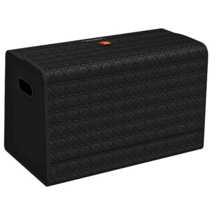 

Car Trunk Organizer for SUV with Collapsible Storage Magnetic Lid Large Ccity Black 3D-Black L-21.5×13×12.5 IN