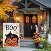 Louise Maelys Halloween Black Cat Garden Flag 12x18 Inch Yard Decor jjp