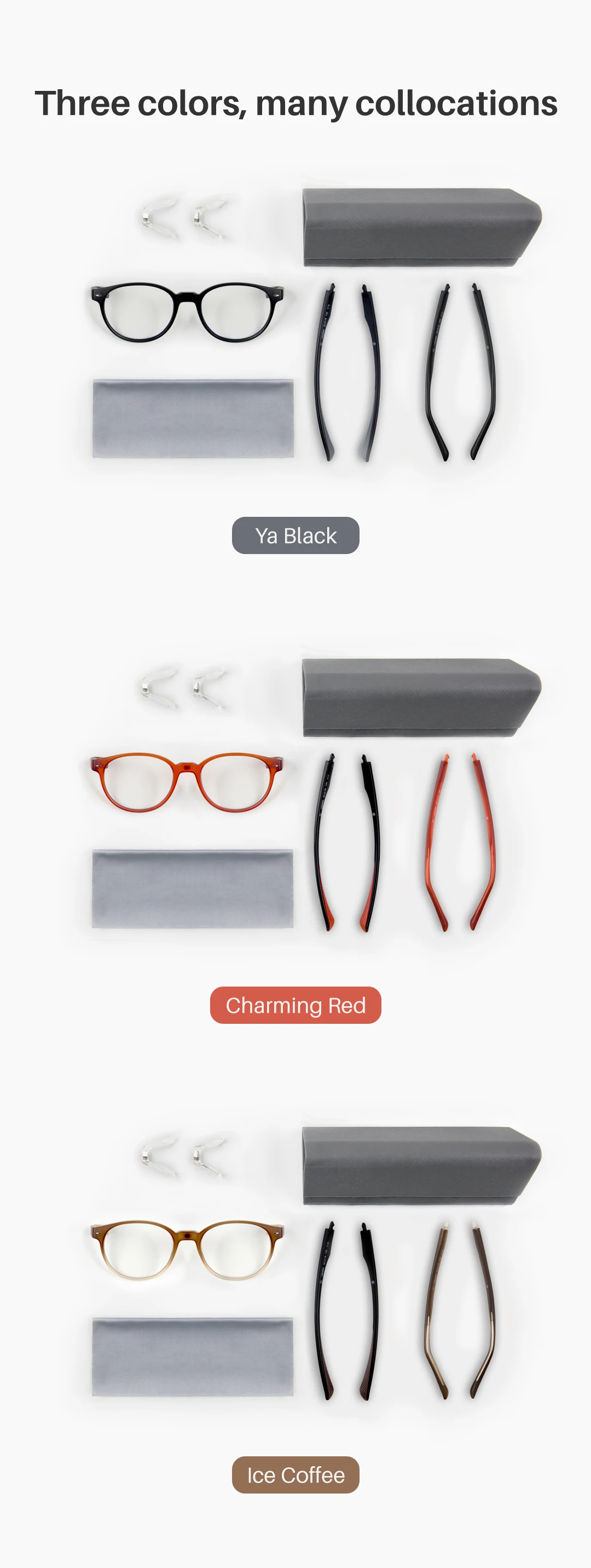 Qukan Anti-Blaulicht-Brille W1, photochrome Schutzbrille, 35% Blaulichtfilter, modulares Design für den Alltag. – Detail 15