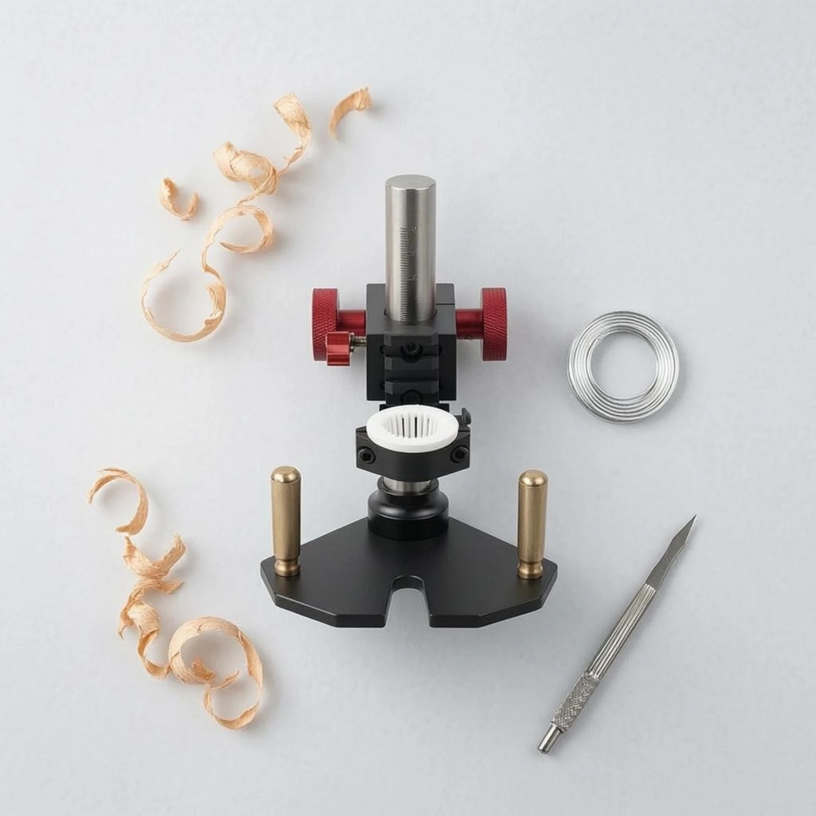 Tool Support Vertical Drill Holder Engraving Stand with 25mm Clamp Adjustable Base for Wood and Metal Detailing