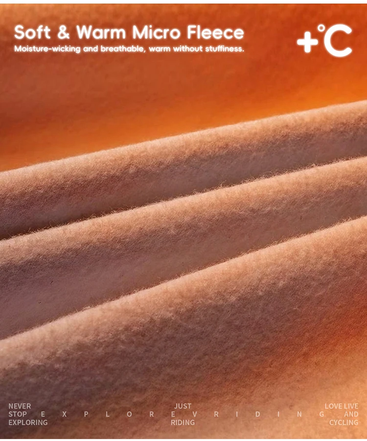 EVR Pro Damen Winter Fleece Radsporttrikot, Thermo-Langarmshirt für Rennräder, Warmes Slim-Fit Outdoor-Radsportoutfit – Detail 9