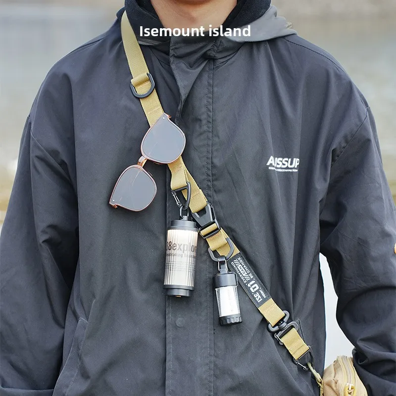 Outdoor Multifunctional Lanyard with Adjustable Length and Expandable Shoulder Crossbody Backpack Strap