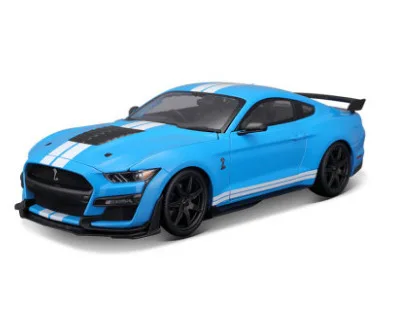 Maisto 1:18 Mustang Shelby Cobra Sports Car Gt500 Black Die Cast Alloy Car Model Nostalgic Collection Car Model Boy Toy Gift