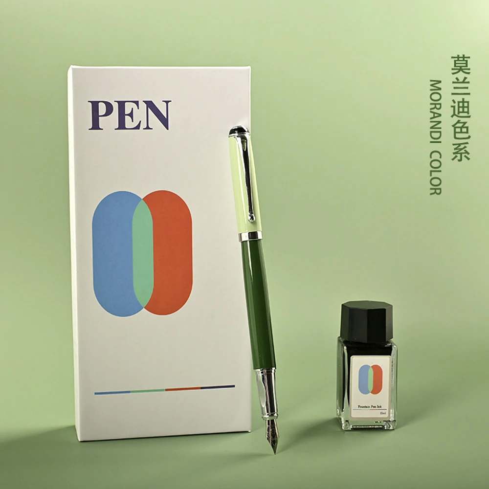 New Luxury Quality Morandi Pen Fashion Various Colors Student Office Fountain Pen School Stationery Supplies Ink Pens