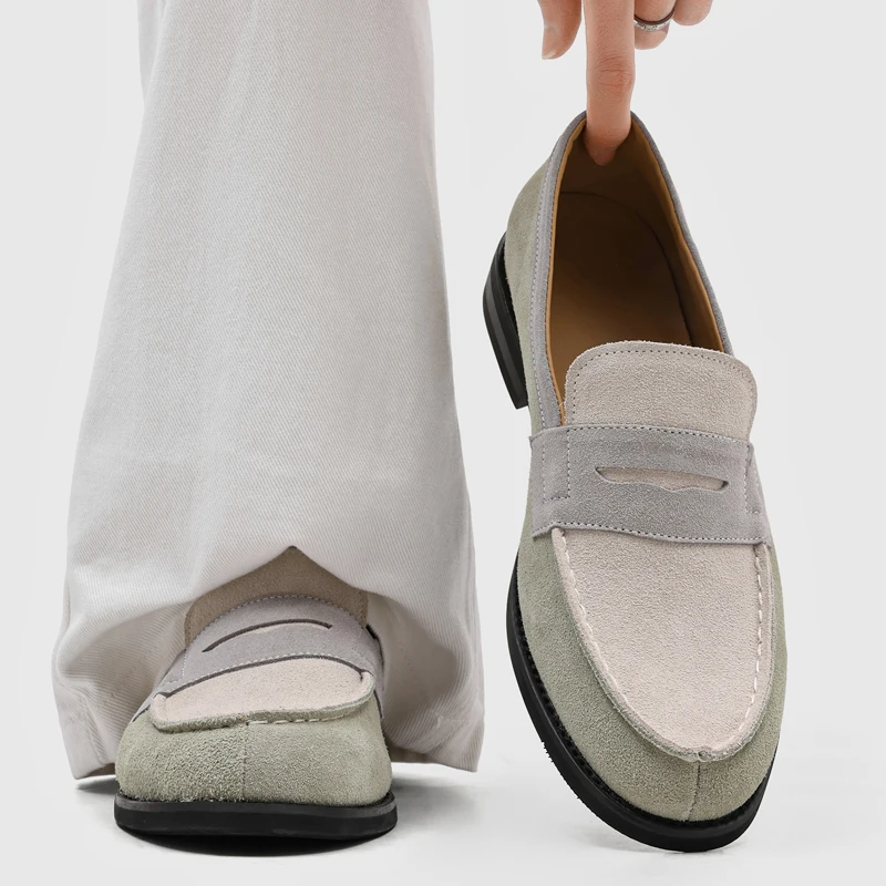 Dimanyu Mocasines De Cuero Genuino Para Hombre, Primavera 2026, Zapatos Planos Sin Cordones Estilo Británico Para Hombre — -44%, 62.5€ Coupon, from 76.39€ – 44% descuento – €76.39