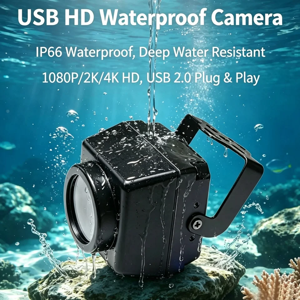 Waterproof USB Camera Module 2MP 5MP 8MP HD, IR Night Vision & Fill Light, Underwater Robot, Aquaculture Fish Fry Observation