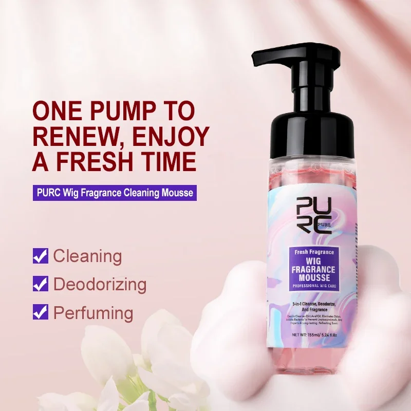 

PURC Coconut Oil Wig Fragrance Mousse Smoothing Removes Odors Hair Treatment Wig Hair Care Products