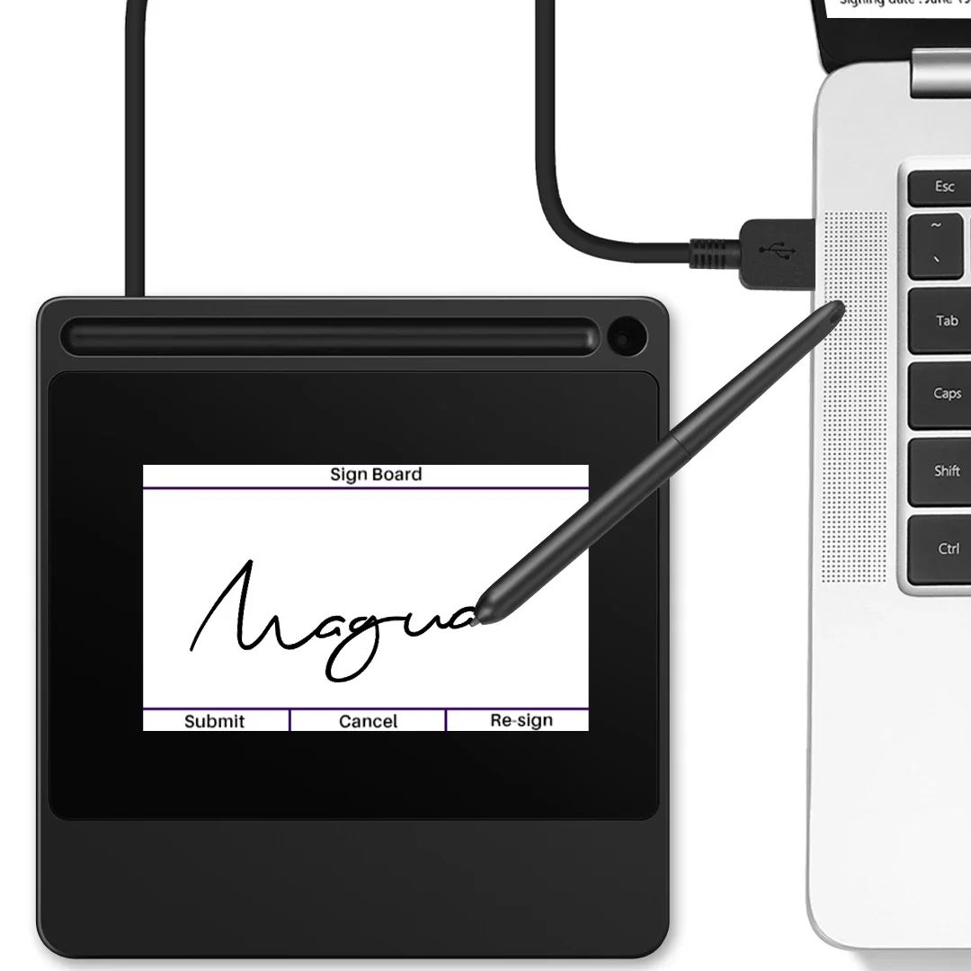 DS510 5 inch electronic digital pen paperless signature pad for bank hotel