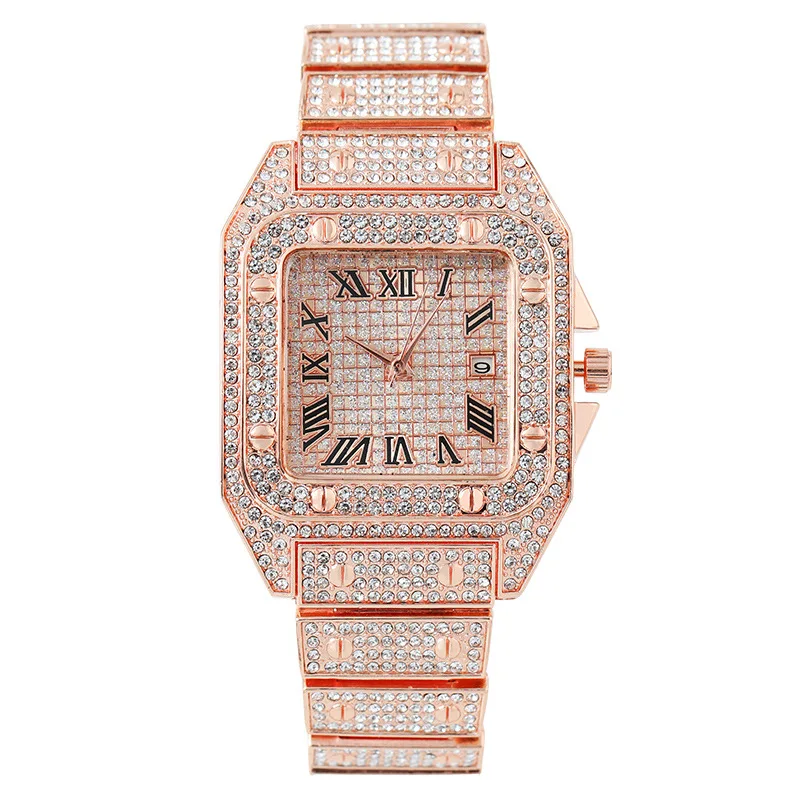 Watch for Women Top Brand Luxury Diamond Calendar Square Ladies Quartz Wristwatches Female Clocks Relogio Feminino Drop Shipping