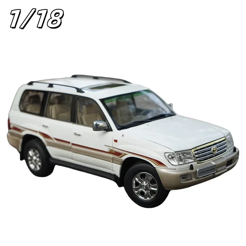 Original 1 :18 Land Cruiser LC100 alloy simulation model, children's collection of decorative toys, for children's holiday gifts