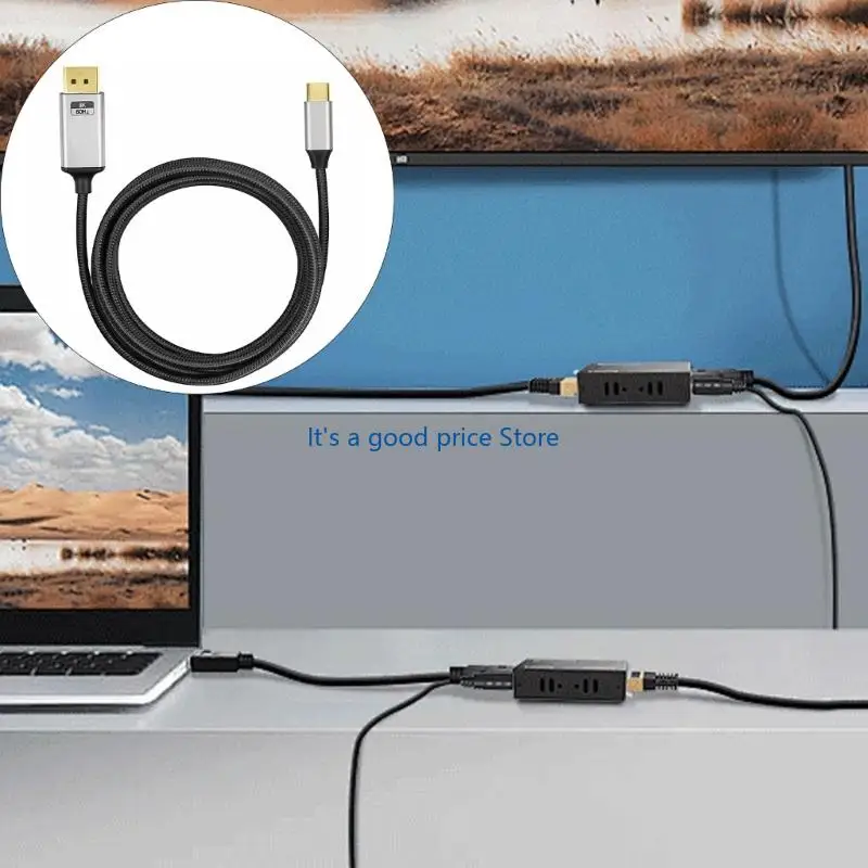  USB Type C to  Adapter Cable Support 12bit Color Depth Bidirectional