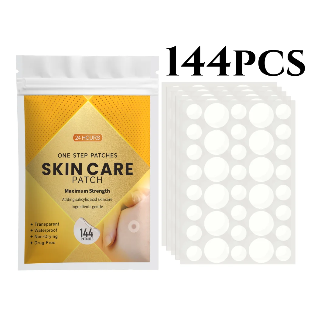 Parches para Cubrir Verrugas y Acrocordones Gentle Care, 144 Piezas | Fórmula sin conservantes, portátil, fácil de aplicar, uso multipartes.
