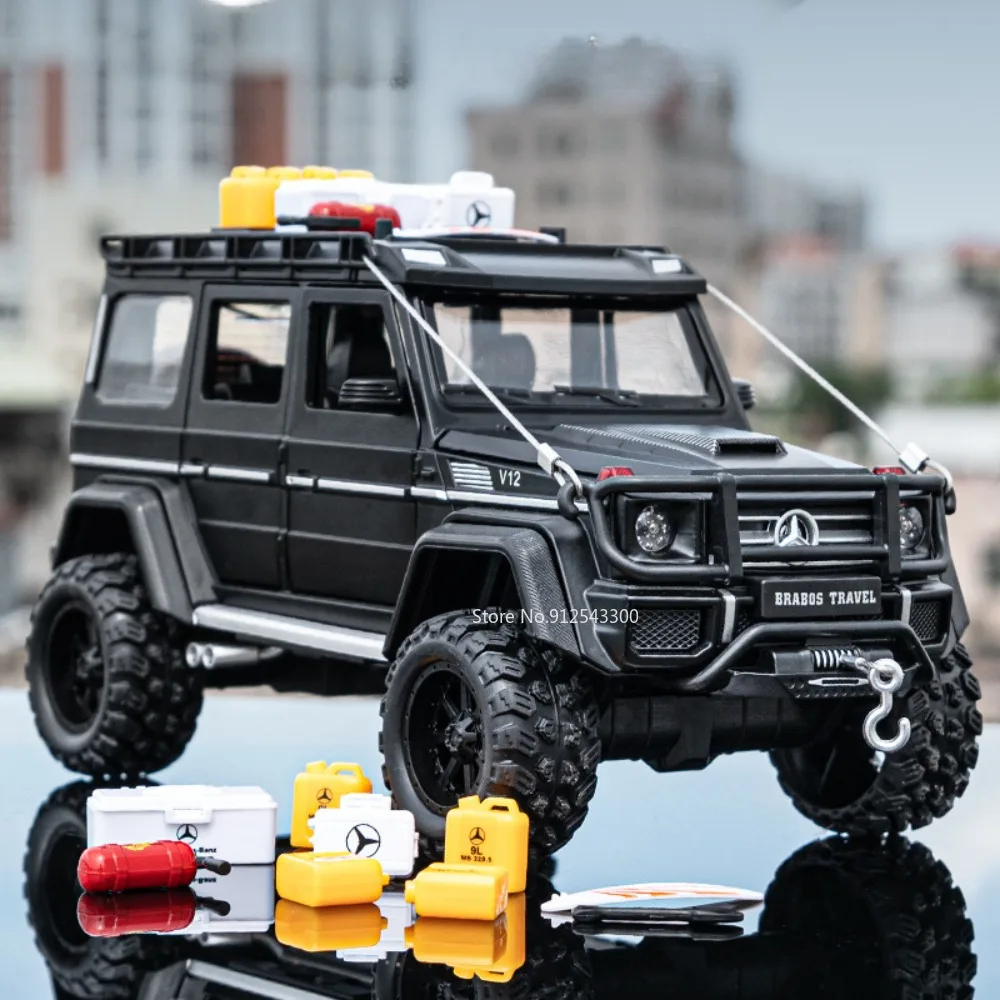 

1/24 G550 Car Model 4X4 Modified Version Toy Car Alloy Diecast Pull Back Doors Opened Metal Car Model Toy for Boy Birthday Gifts