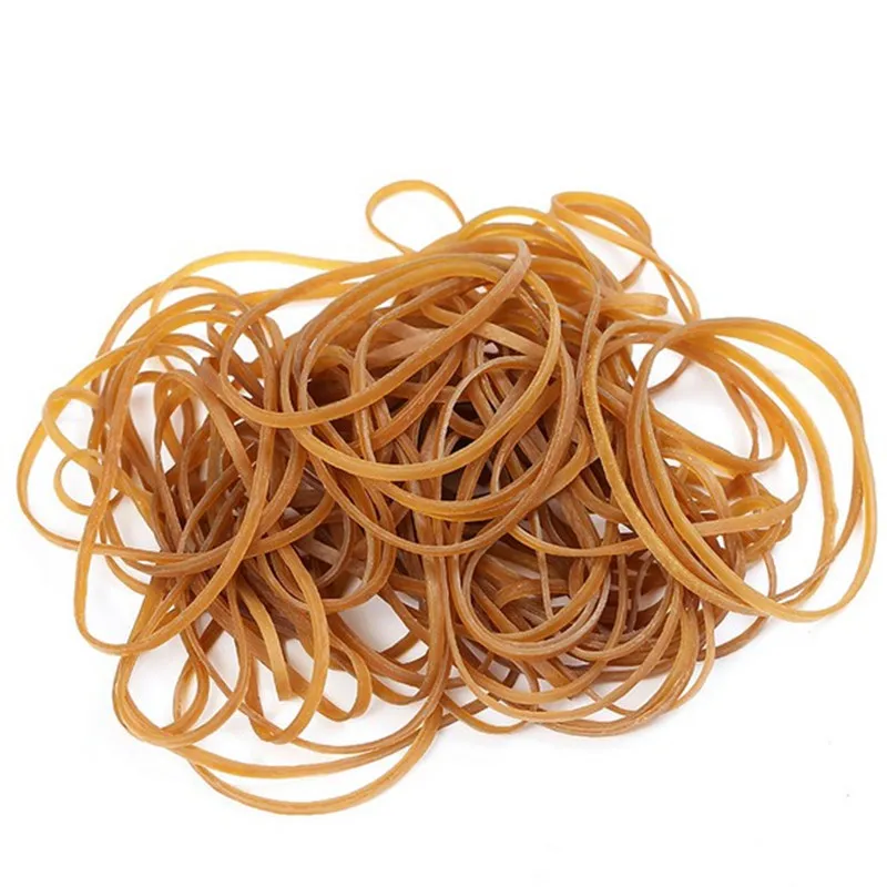 50Pcs Rubber Band,70*3mm Office Elastic Bands,Esee Heavy Duty Trash Can Band for Home Supply, Garbage Cans,File Folder Bands