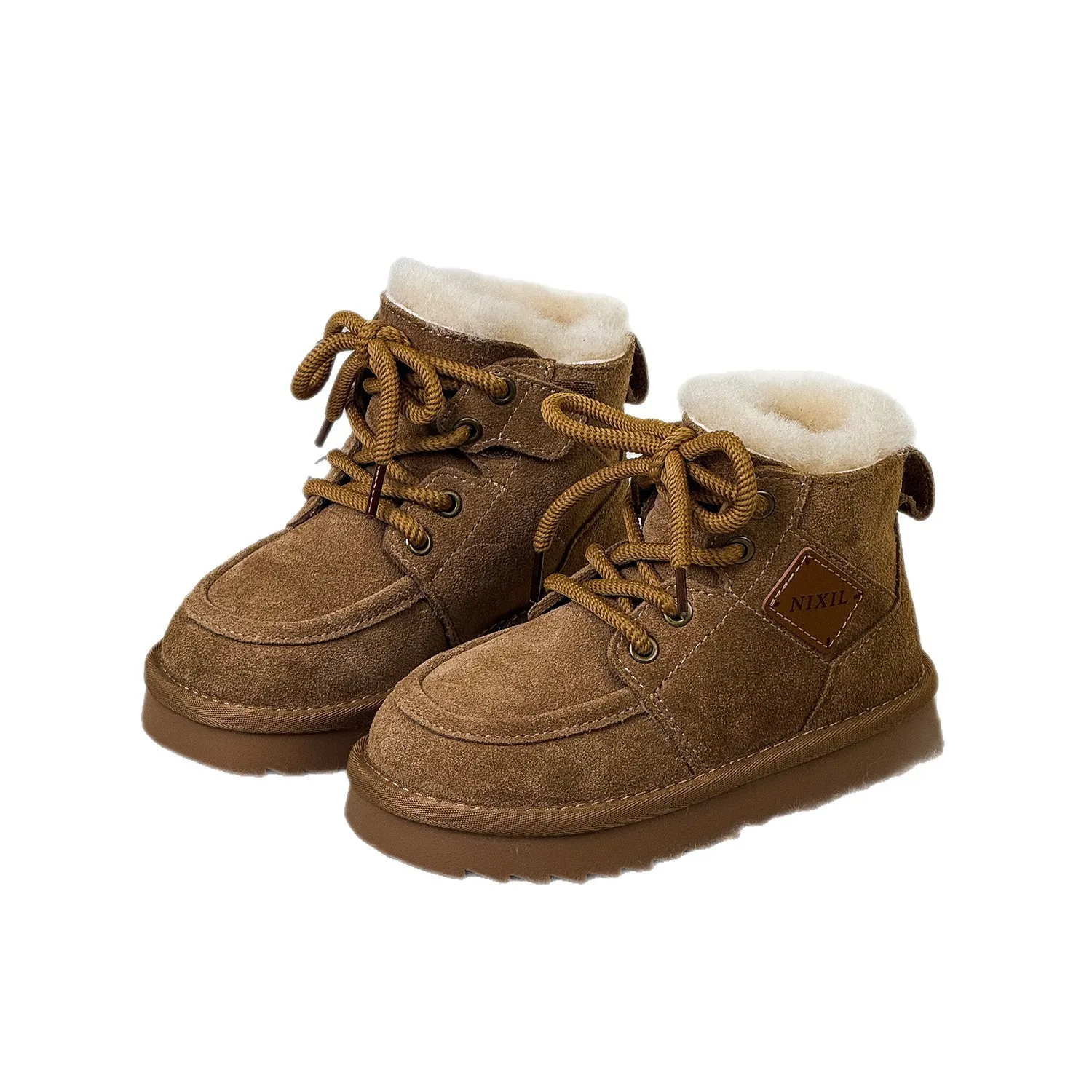 

Новые зимние детские зимние сапоги, детские уличные сапоги для маленьких мальчиков и девочек на флисовой подкладке, толстые теплые хлопковые сапоги на меху