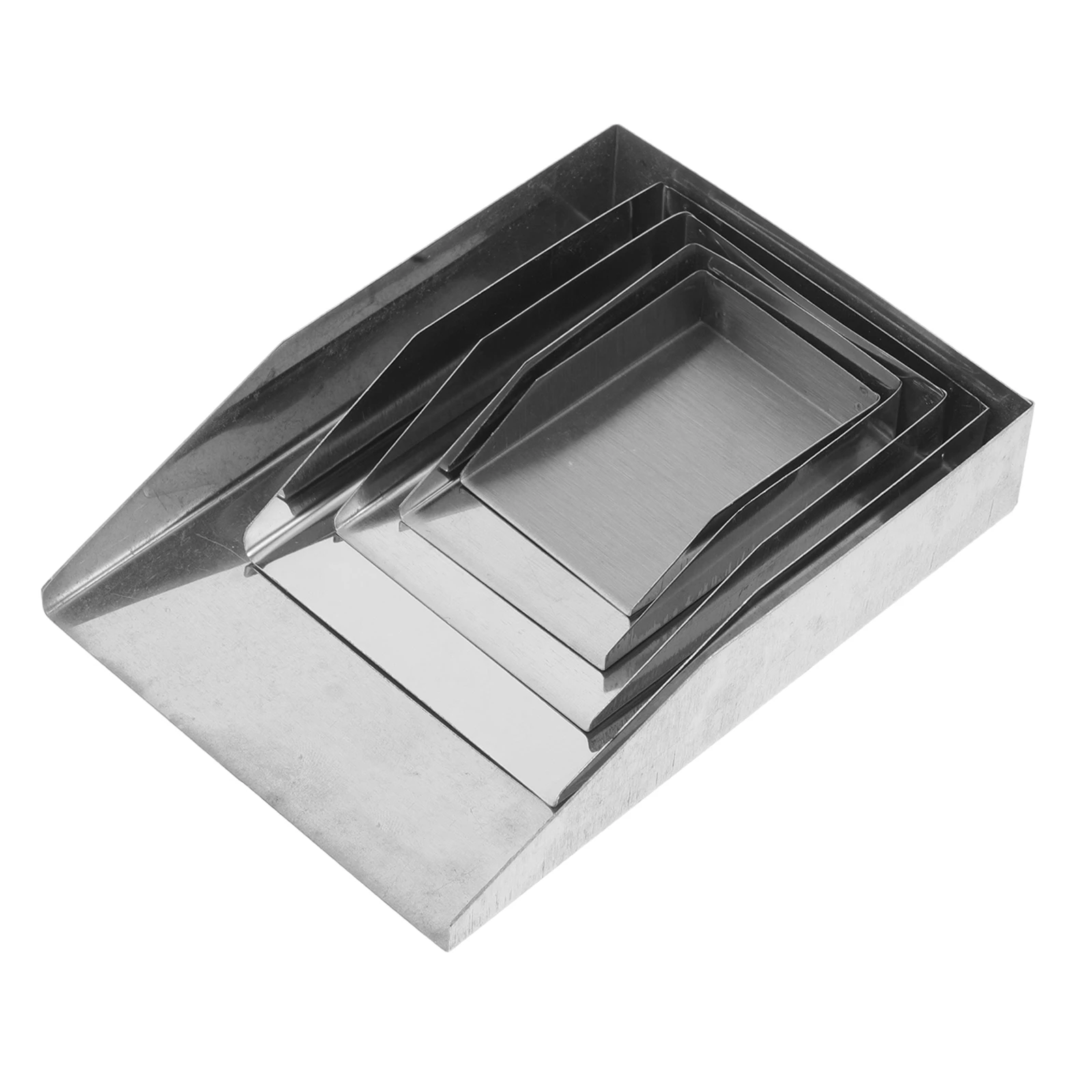 5 قطعة أدوات صنع المجوهرات مغرفة الماس لؤلؤ صغير الفولاذ المقاوم للصدأ مغرفة صغيرة مسطحة مجرفة حبة فرز حجر الراين الخرز