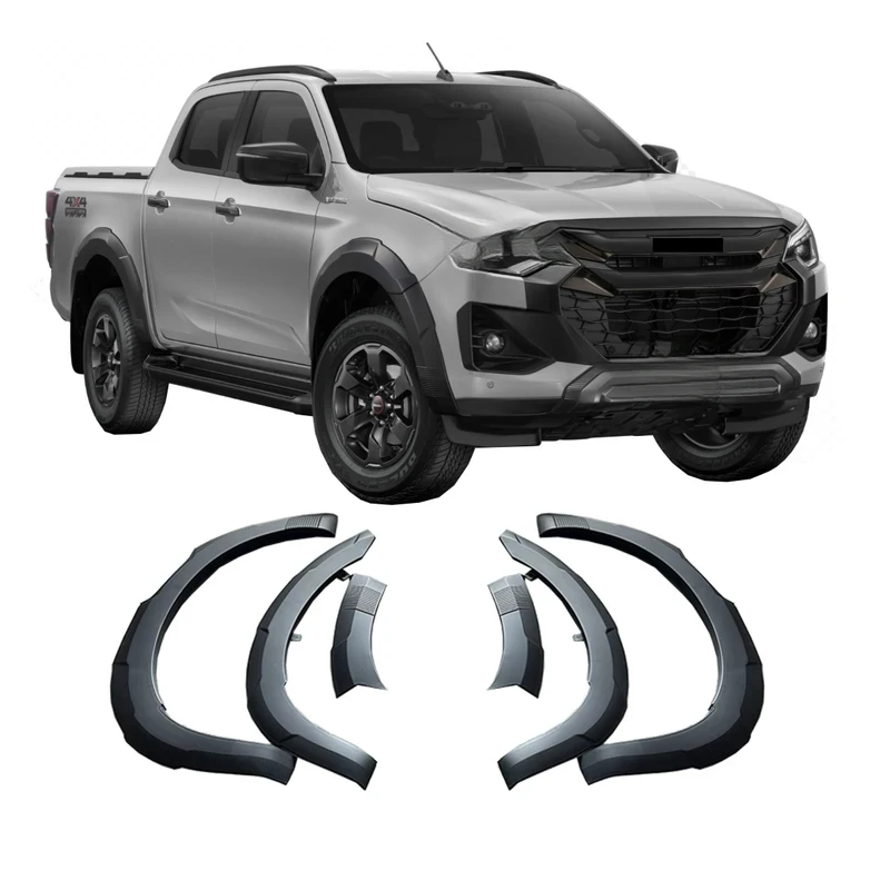 

For Dmax 4X4 2019-2023 Upgrade To 2025 V Cross Style Hot Selling Precise Fit Bumper Body Kit