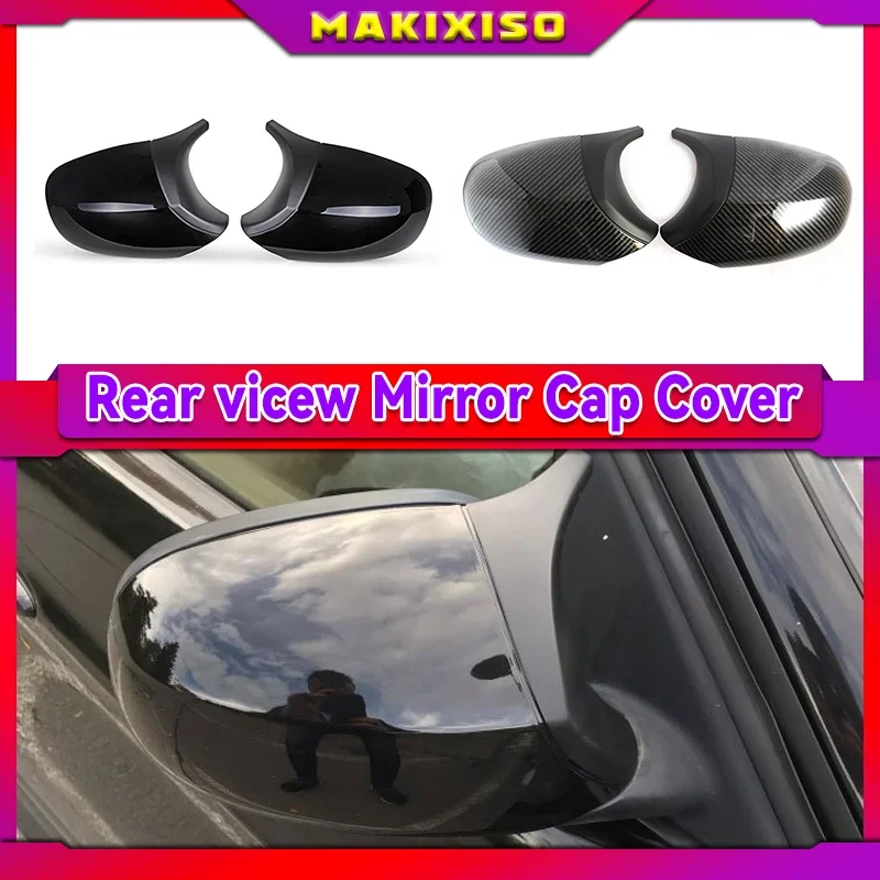 

1Pair E81 E82 Mirror Covers Car Side Rearview Mirror Cap Cover Trim For BMW E81 E82 E87 E88 E90 E91 E92 E93 LCI Facelifted Model