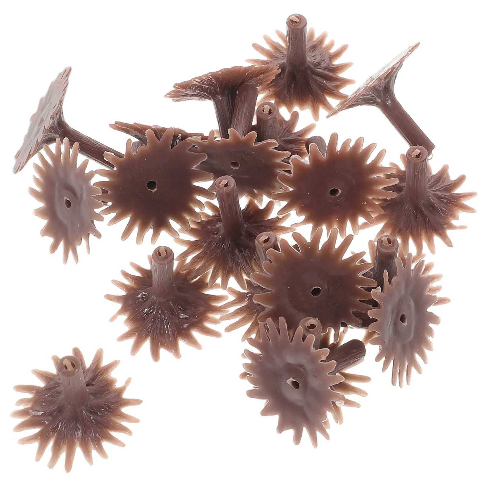 50Pcs Miniature Tree Feet Bases Plastic Stable Stand for DIY Railway Architecture Sand Table Landscape Scenery