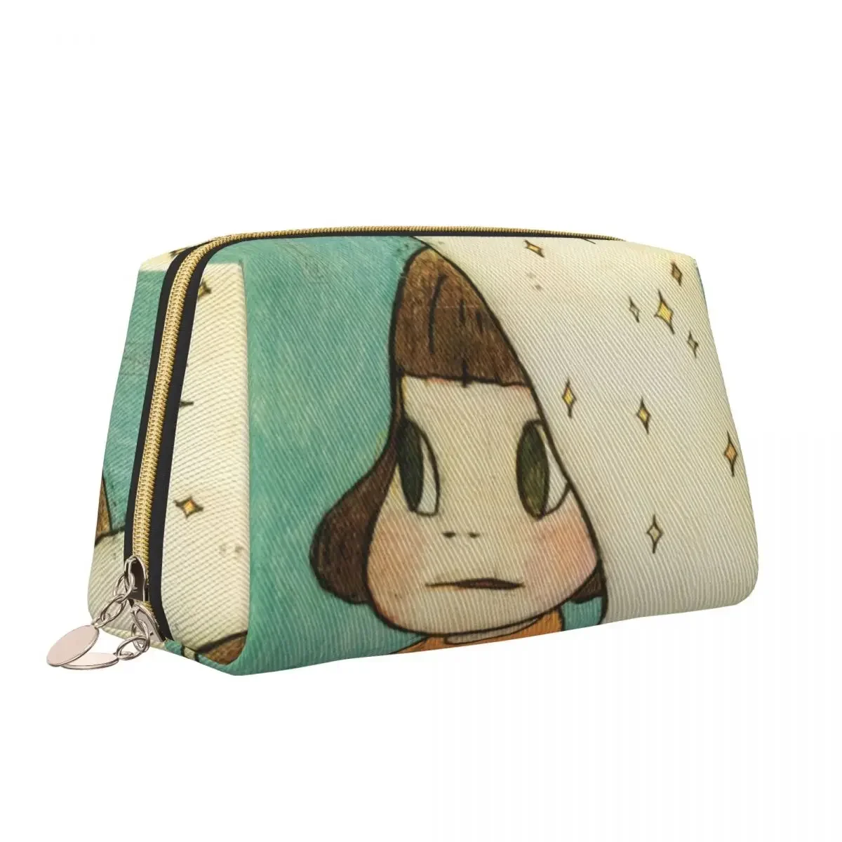 Yoshitomo Nara Japanese Manga Anime Cosmetic Bag Women Fashion Big Capacity Makeup Case Beauty Storage borse da toilette