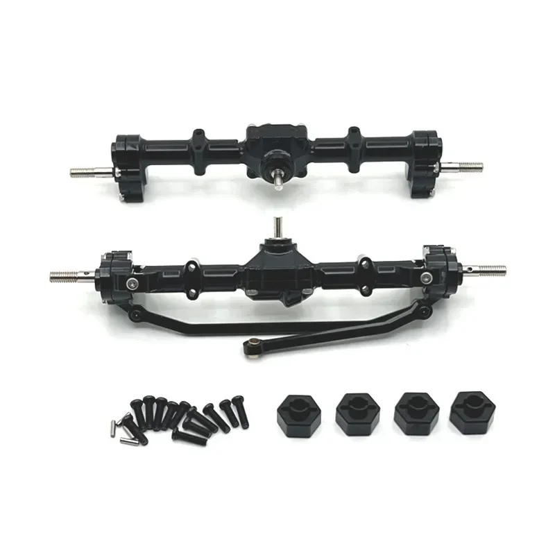 MN 1/12 MN168 Metal Portal Axle Kit Front and Rear Axle Assembly 12mm Adapter For RC Car Upgrade Parts