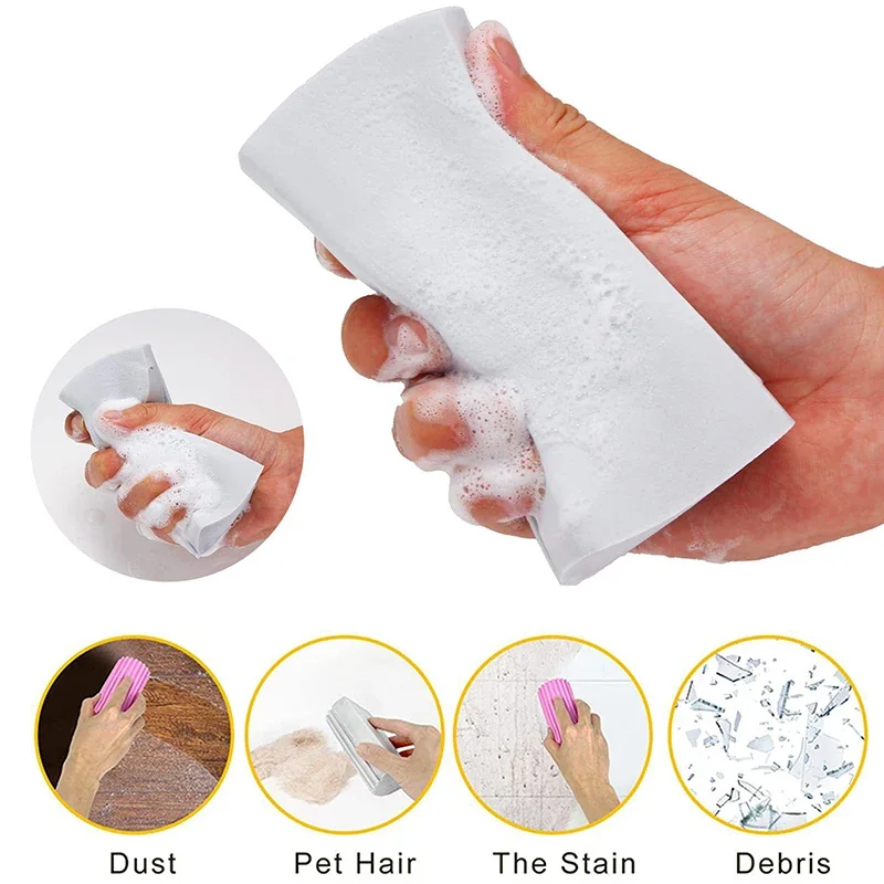 Car Household Wet Cleaning Sponge Humedo Duster Multifunction Damp Clean Duster Reusable High Absorption Eraser Cleaning Sponges