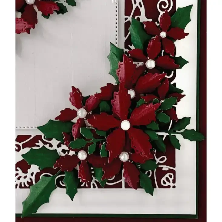 Metal Cutting Dies flower and leaves die set For DIY Scrapbook Cutting Die Paper Cards Embossed Die Cut
