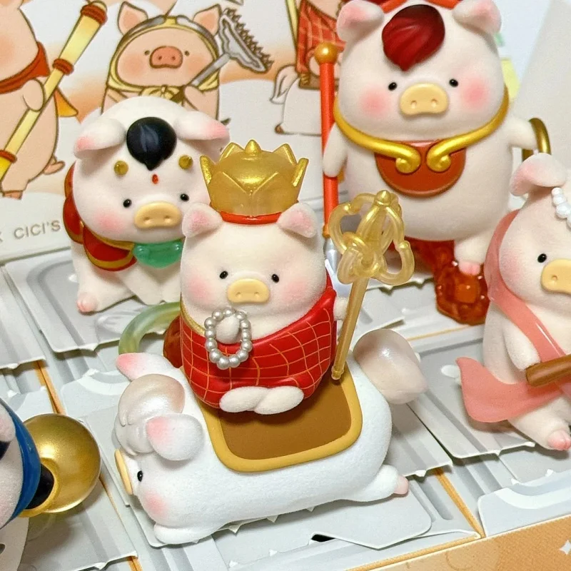 حقيقي لولو الخنزير رحلة في الغرب سلسلة صندوق أعمى لطيف أنيمي الشكل تحصيل لعبة مجسمة فتاة عيد ميلاد مفاجآت هدية #3