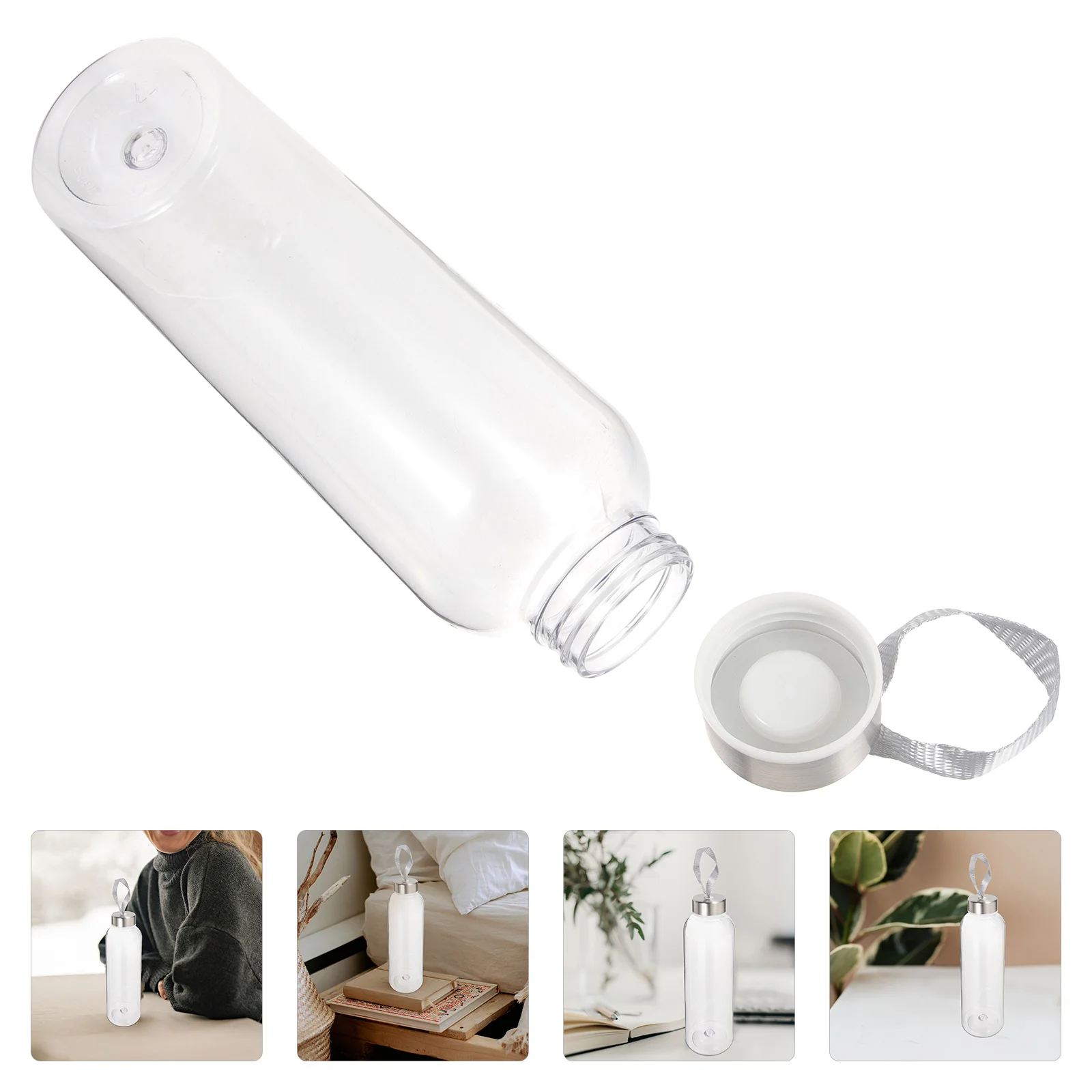 

Outdoor Sports Water Bottle 500Ml Leakproof Portable Plastic Sports Drinking Bottle For Running Yoga Bicycle Travel Gym