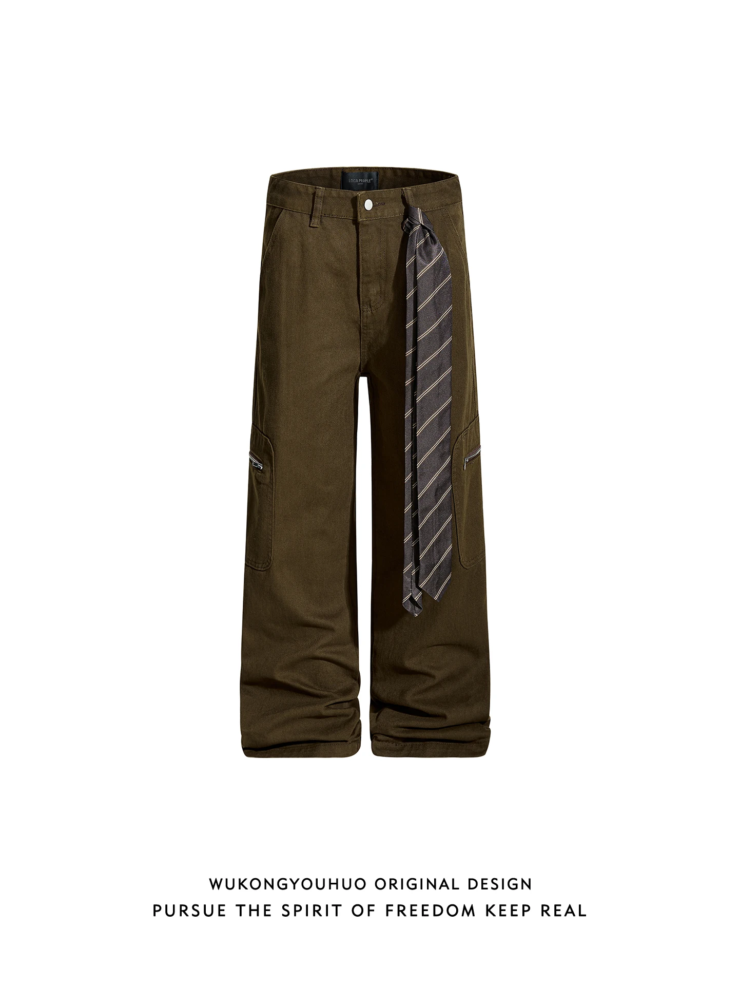 

Модные американские ретро-брюки прямого кроя, мужские свободные брюки в уличном стиле, широкие длинные брюки, повседневная одежда, весенний сезон