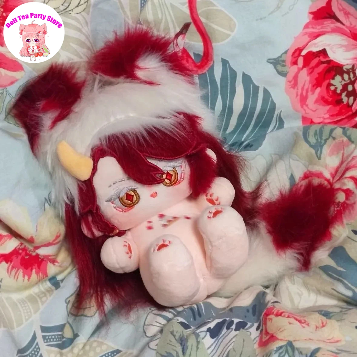 

Frederick Kreiburg Composer Attribute Cosplay Plush Cotton Doll Body Anime Identity Ⅴ Cartoon Toys Dress Up Figure Plushie 20cm