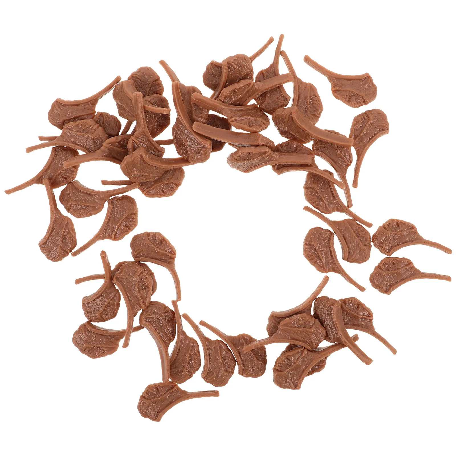 50Pcs Mini Realistic Beef Ornament Artificial Steak Food Prop Versatile Decoration for Market Display Photography Setup Kitchen