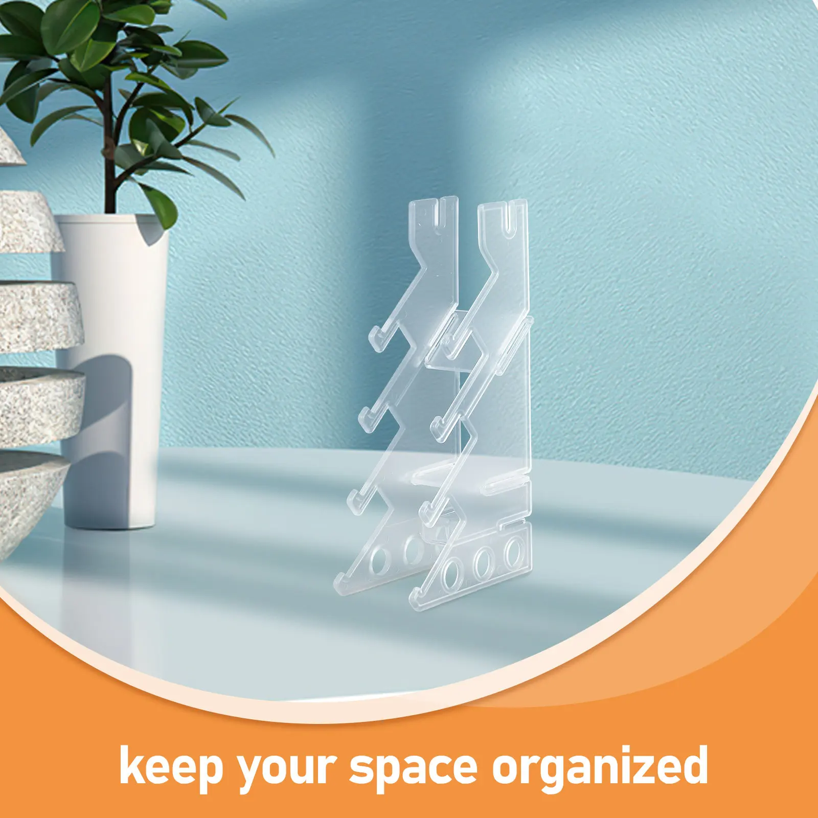 Plastic Mini Skateboard Holders For Gaming Room Decor Student Clear Finger Compact Display Skateboards Space Saving