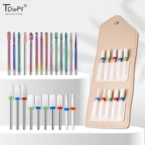 Keramik -Wolframschneider für Maniküre, Carbid -Nagelbohrzubehör, Nagelkunstausrüstung, Maschinenfräsen -Schnittwerkzeuge, Bits, 10 Prozent 10 Hauptporzellannagelverkäufe - №10