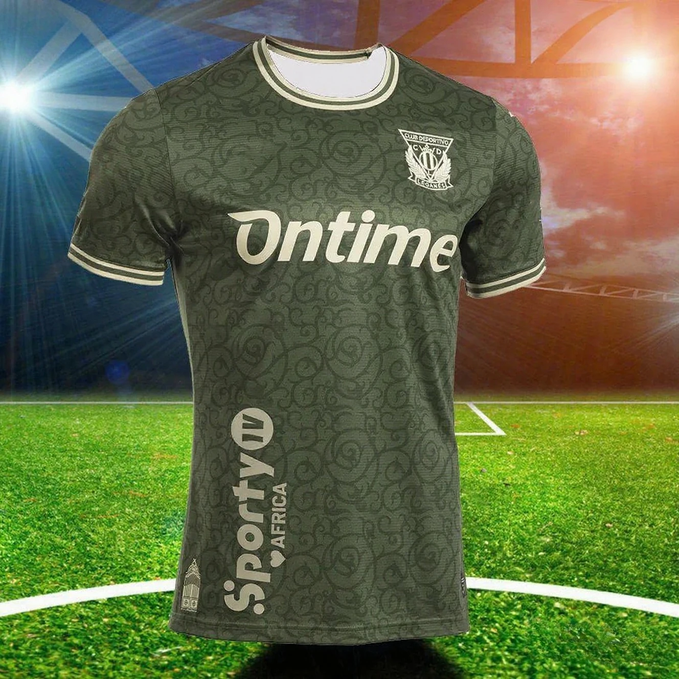 

Spain home and away football jerseys latest Leganes 3D printing summer men's casual sports jerseys parent-child football jerseys