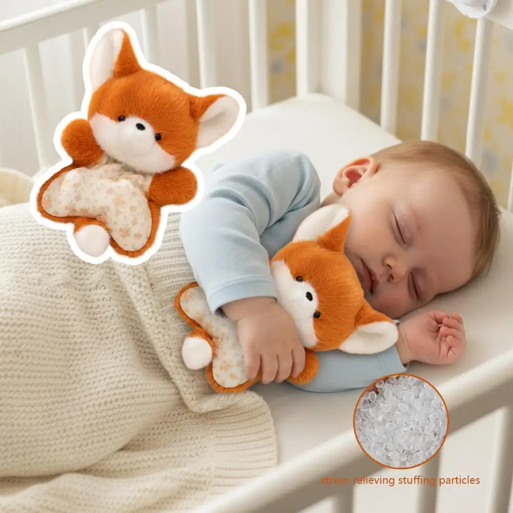 Zachte zitzak pluche pop konijn vos polssteun bureau decor decompressie speelgoed metgezel cadeau voor kantoor thuis